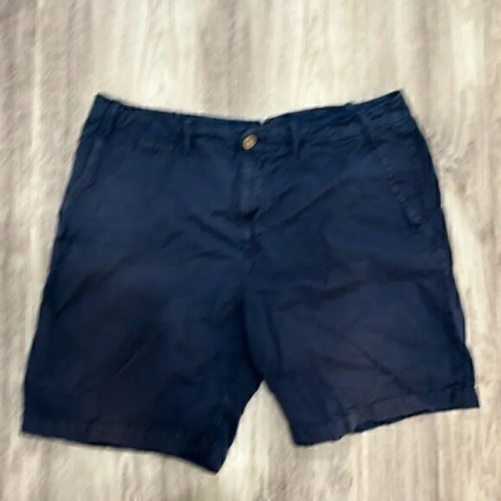 Polo Ralph Lauren dark blue  linen blend shorts size 36 men